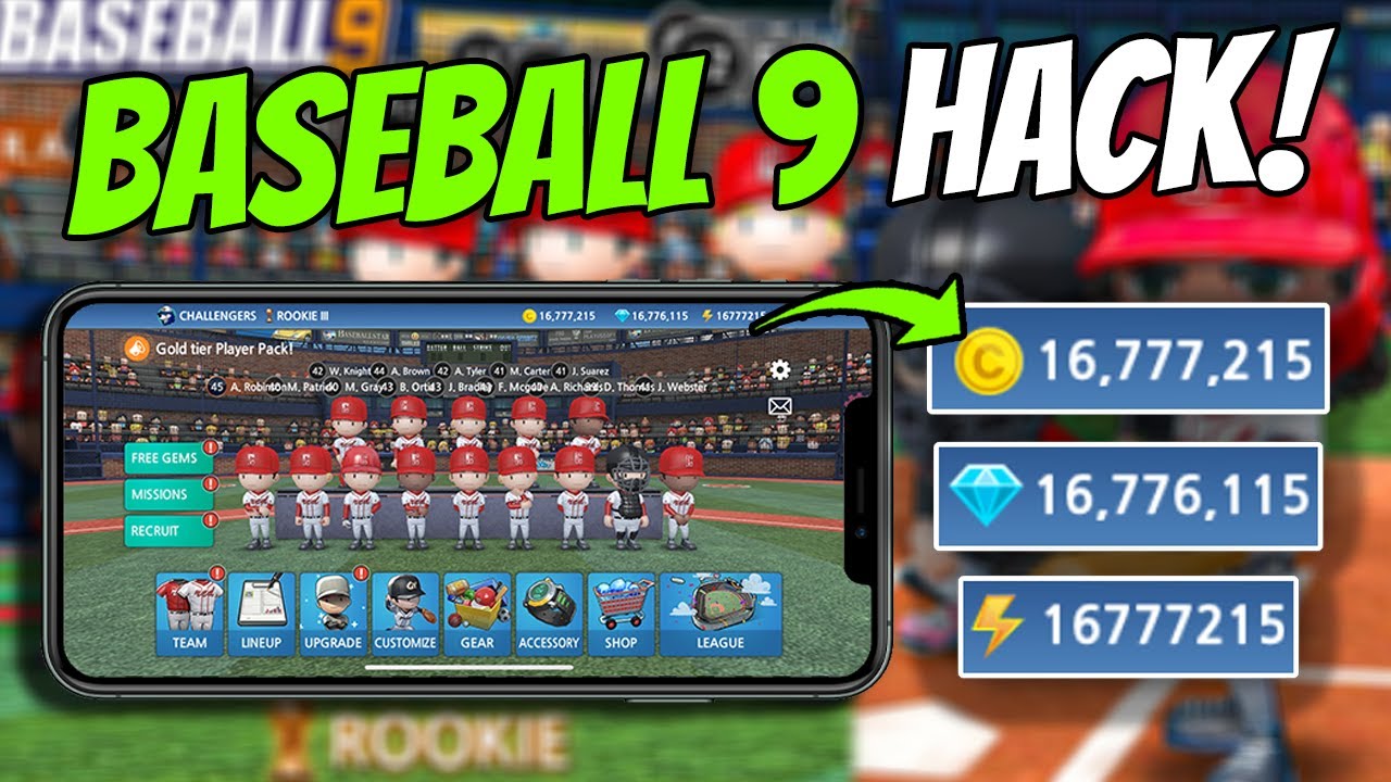 Baseball 9 Hack / Mod Apk – Unlimited Gems and Coins